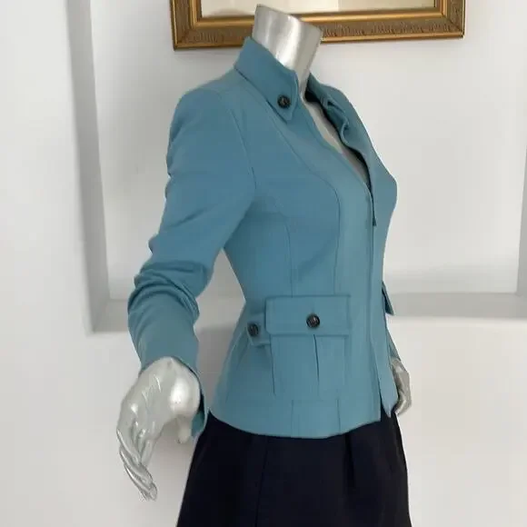 WORTH Bluestar Zip Jacket Size 2 NWT - Picture 5 of 12